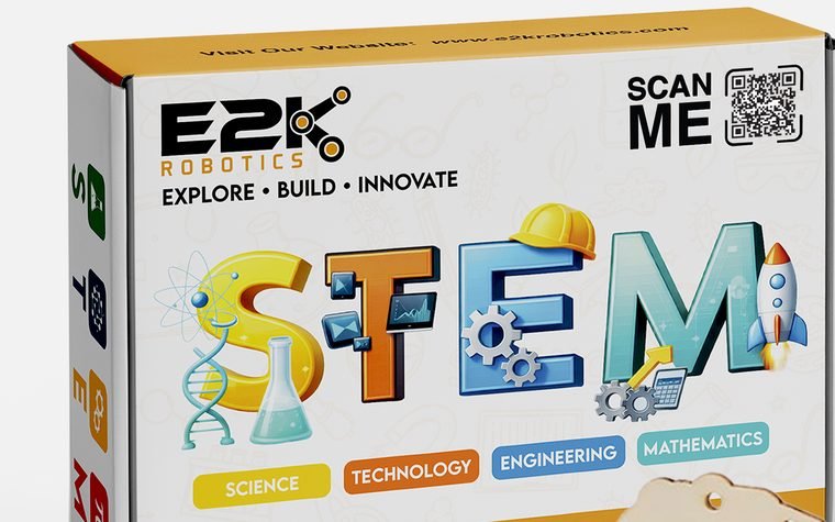 The E2K Robotics retail box